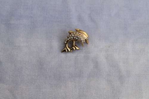 Costume Dolphin Brooch