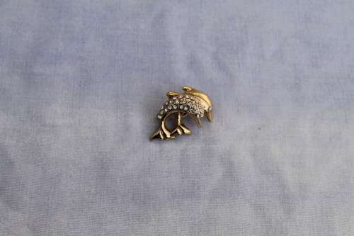 Costume Dolphin Brooch