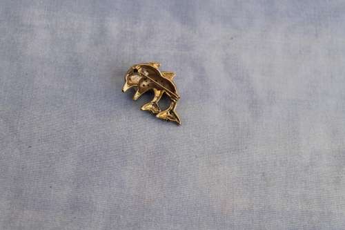 Costume Dolphin Brooch