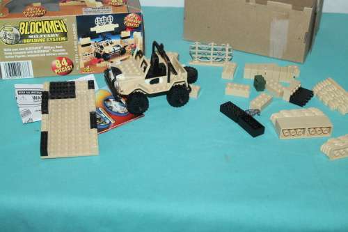 2 Sets of Blockmen Military Building Sets 1999