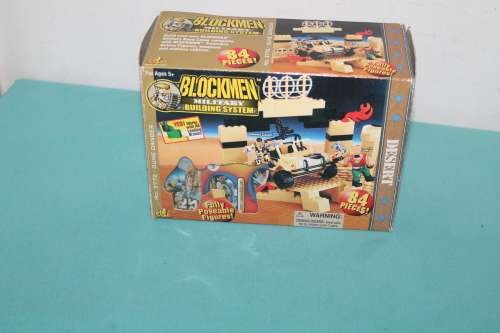 2 Sets of Blockmen Military Building Sets 1999