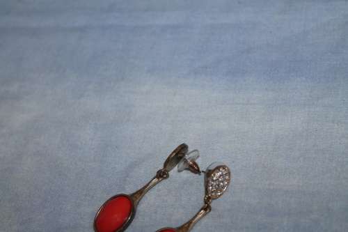 Costume Jewlery Orange earrings