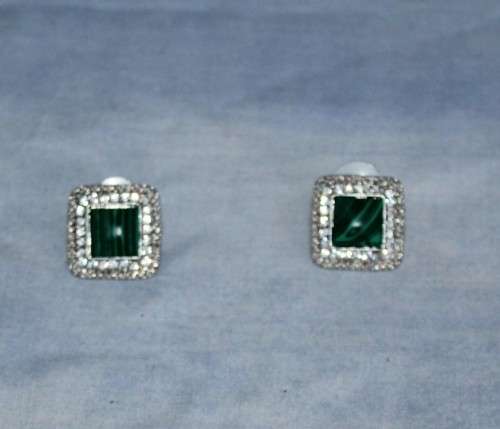 Costume Jewlery Green Earings