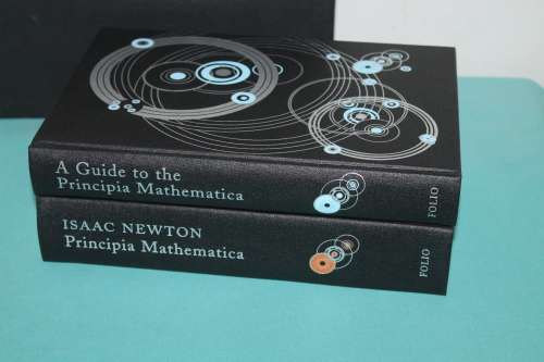 Folio Society Isaac Newton principia Mathematica 2 Volumes
