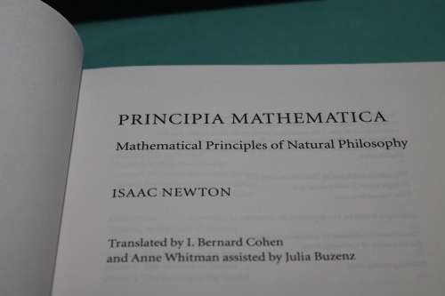 Folio Society Isaac Newton principia Mathematica 2 Volumes