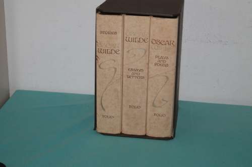 Folio Society Oscar Wilde 3 Volumes Box Set