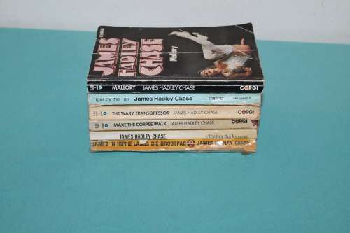6 James Hadley Chase books