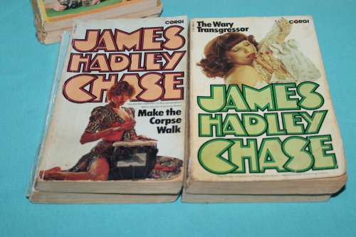 6 James Hadley Chase books