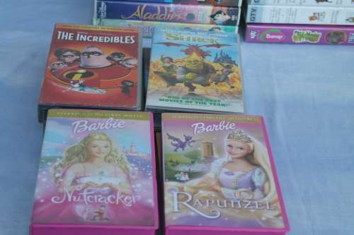 18 Children`s VHS Cassette`s