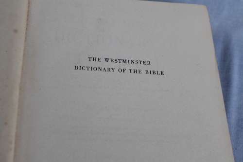 The Westminster Dictionary of the Bible