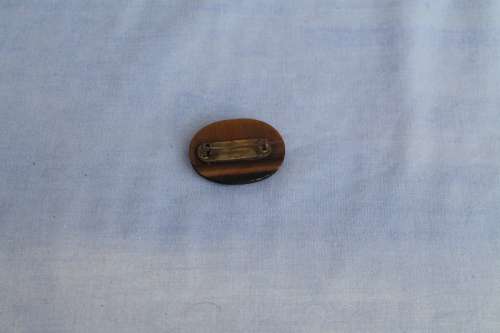 Tiger Eye Vintage Brooch