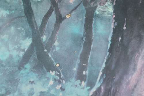 J H Lynch Woodland Goddess Print