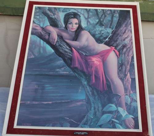 J H Lynch Woodland Goddess Print