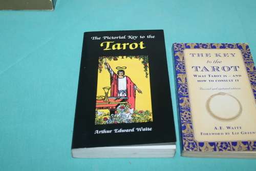 2 Books A E Waite The Key to the Tarot and Pictorial Key to the tarot