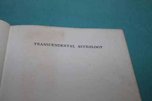 Transcendental Astrology A G S Norris