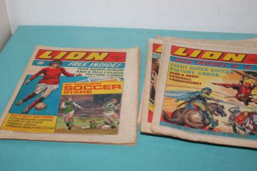 13 Lion Comic`s From the 70`s