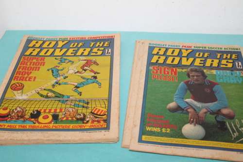 10 Roy of the Rovers Comic`s