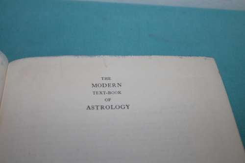The Modern textbook of Astrology M E Hone