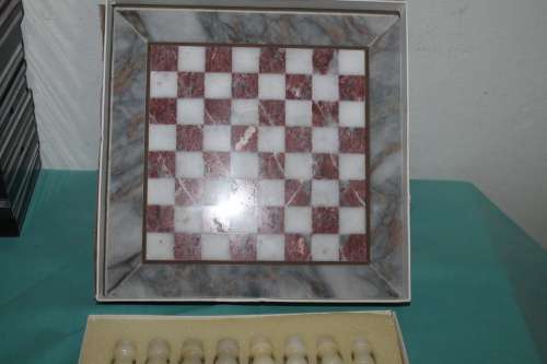 Marble Chess set with board