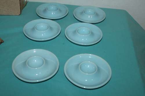 Set of 6 Egg Holders and Salt and pepper holders