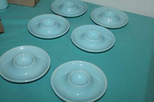 Set of 6 Egg Holders and Salt and pepper holders