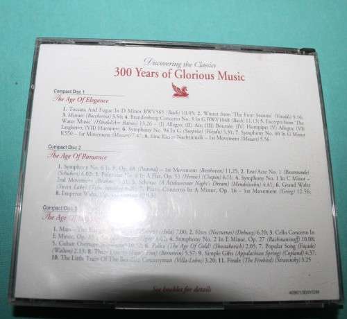 300 Years of Glorious Music 3 Disks