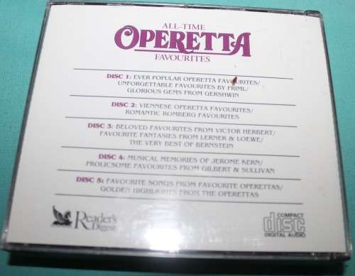 All Time Operetta Favorites 5 Disks