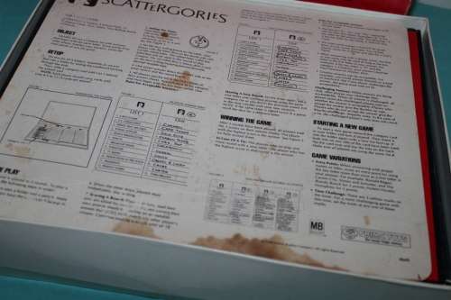 Scattergories English Version