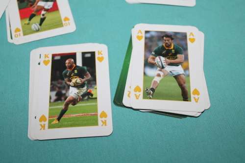 Waddingtons of London Springbok Card