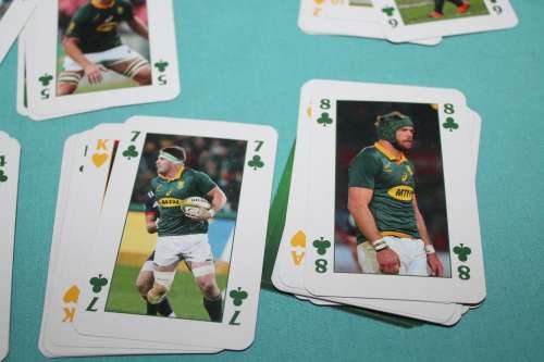 Waddingtons of London Springbok Card