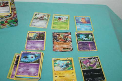 110 Pokémon Cards and Tin 2011/ 2012 and 2013