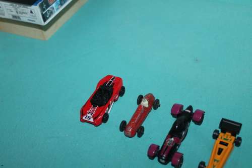 6 Assorted Racing Cars