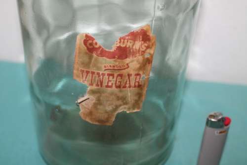 Large Old vinegar bottle