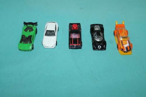 5 Assorted Hot wheels Cars