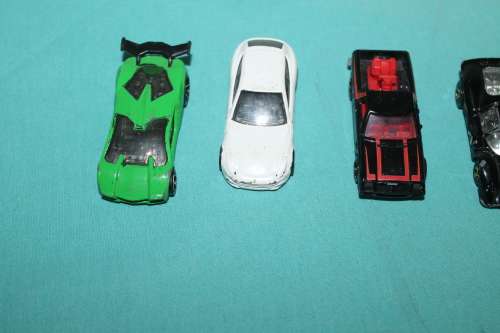5 Assorted Hot wheels Cars