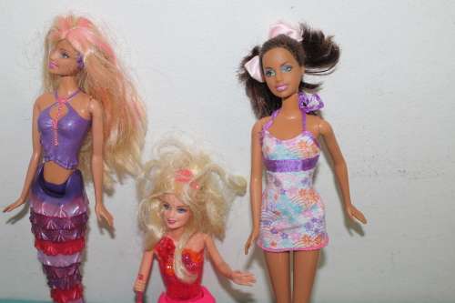 3 Assorted Barbies
