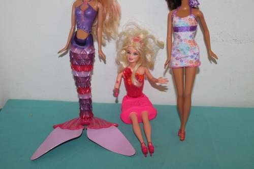 3 Assorted Barbies