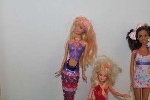 3 Assorted Barbies