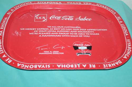 Coca Cola Tray