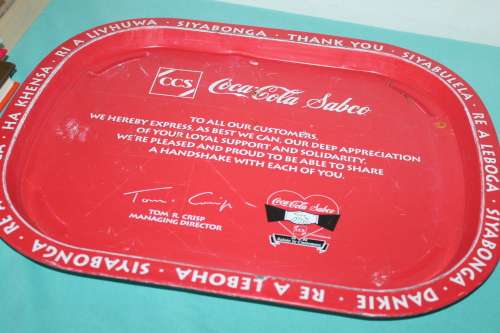 Coca Cola Tray