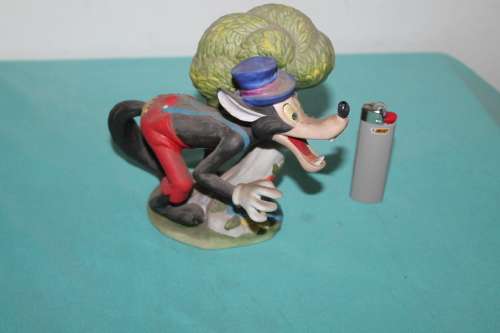 Vintage Walt Disney Bad Wolf figure
