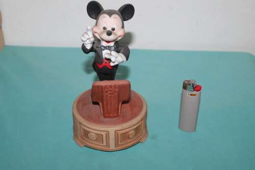 Vintage Mickey Mouse Musical Box Note discription