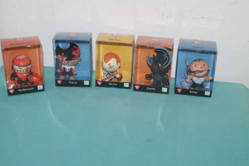5 boxed Action Figures