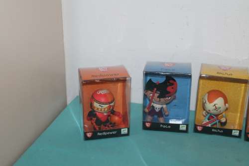 5 boxed Action Figures