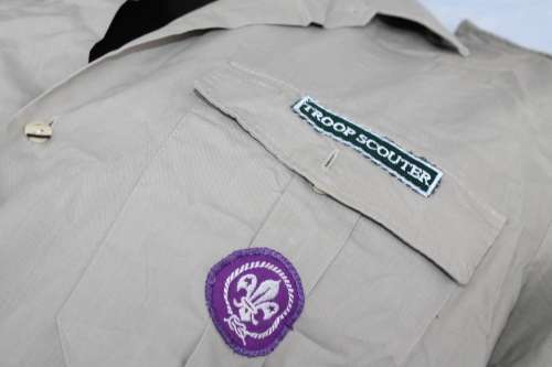 Troop Scouter Shirt with patches