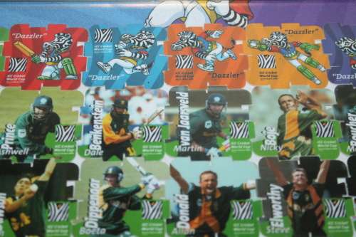 Framed Cricket Tazo`s