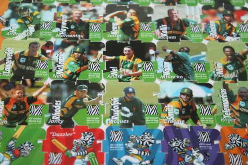 Framed Cricket Tazo`s