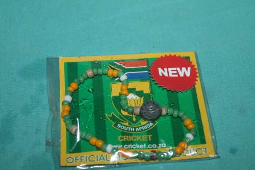 SA Cricket Beaded bracelet