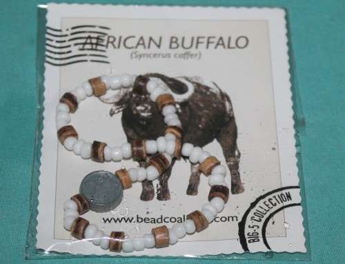 Beaded Bracelet African Buffalo