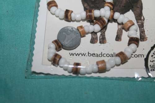 Beaded Bracelet African Buffalo
